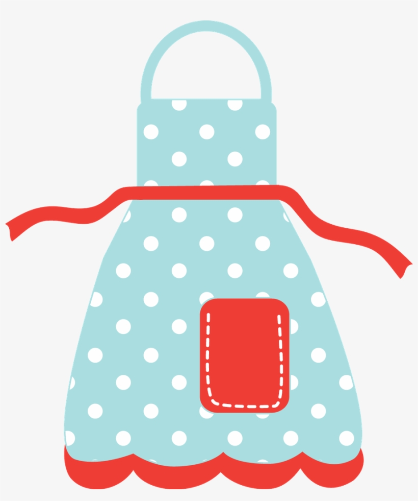 Baking Clipart Purple Apron - Desenho De Avental De Cozinha, transparent png