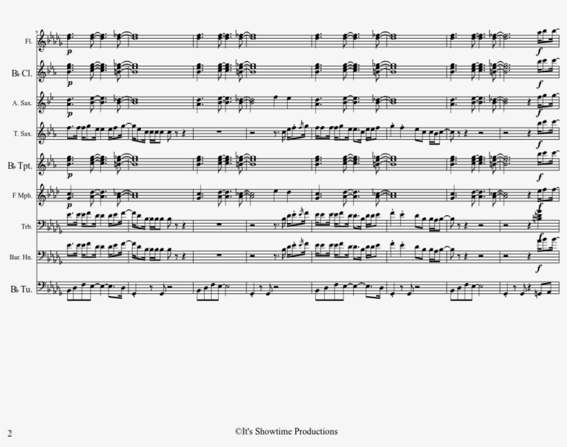 Call Tyrone Sheet Music Composed By By - Clarinet, transparent png