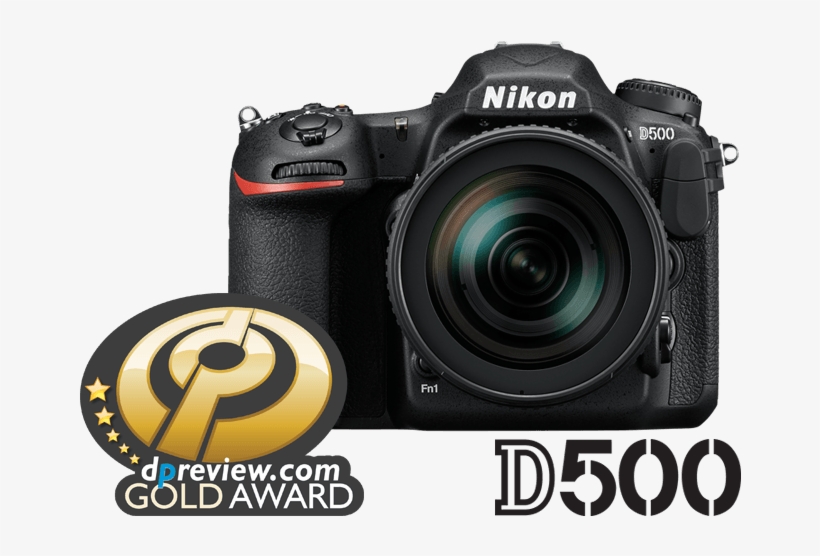 Brilliantly Crafted - " - Nikon D500 With Lens, transparent png