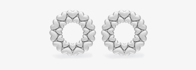 Spinning Øreringe Silver Garland - Earrings, transparent png