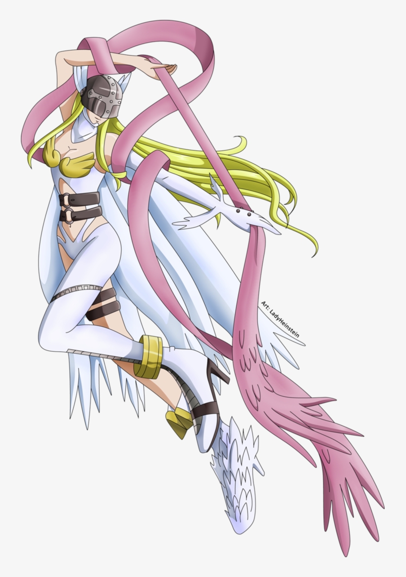 Salamon - Gatomon - Angewomon - Magnadramon - Nefertimon - Digimon Angewomon Png, transparent png