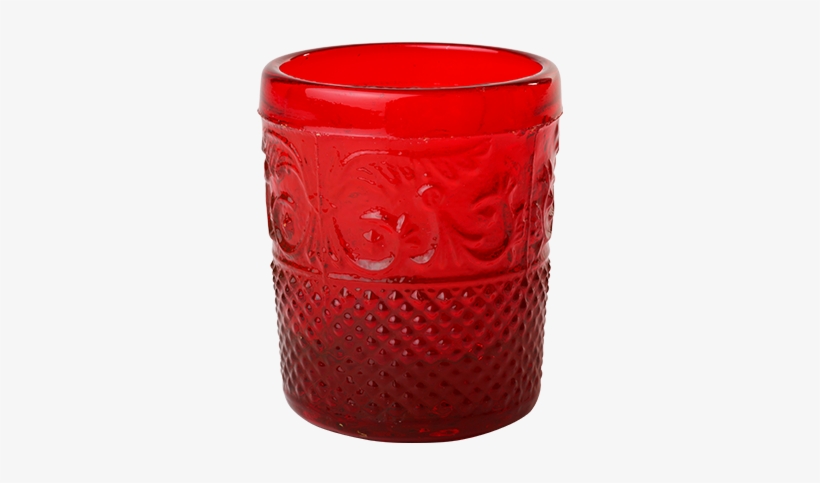 Votive Baroque Red Ø 5 Cm H 6,5 Cm - Vase, transparent png