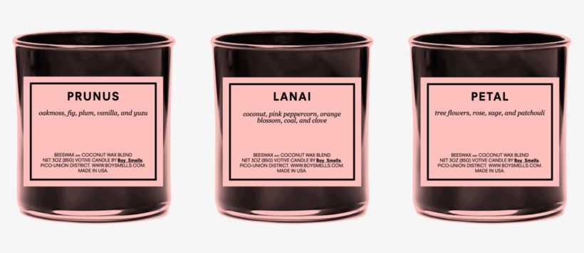 Votive Set // Boy Smells - Boy Smells Candle, transparent png