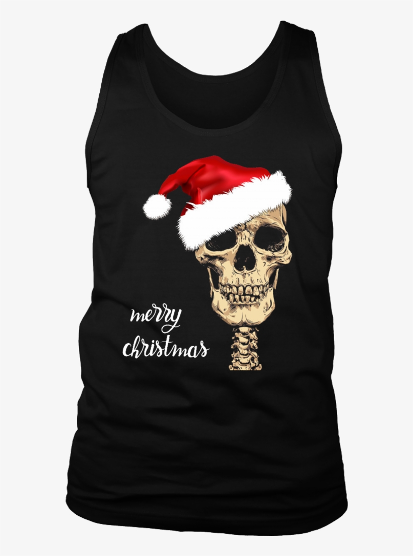 Christmas Gothic Skull T-shirt - King Of December Birthday, transparent png