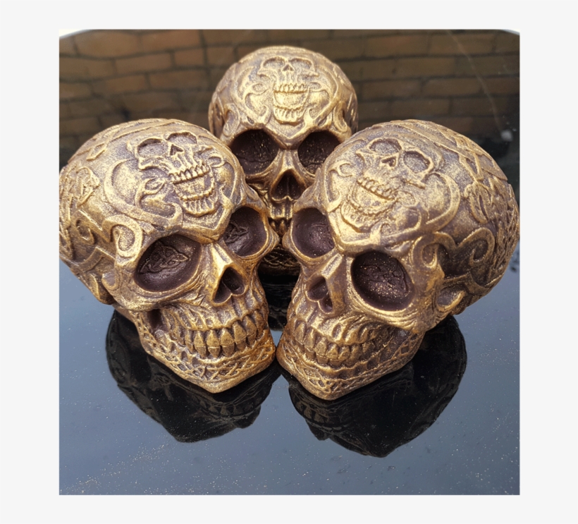 3 Bronze Skulls Gothic Soaps - Linkedin, transparent png