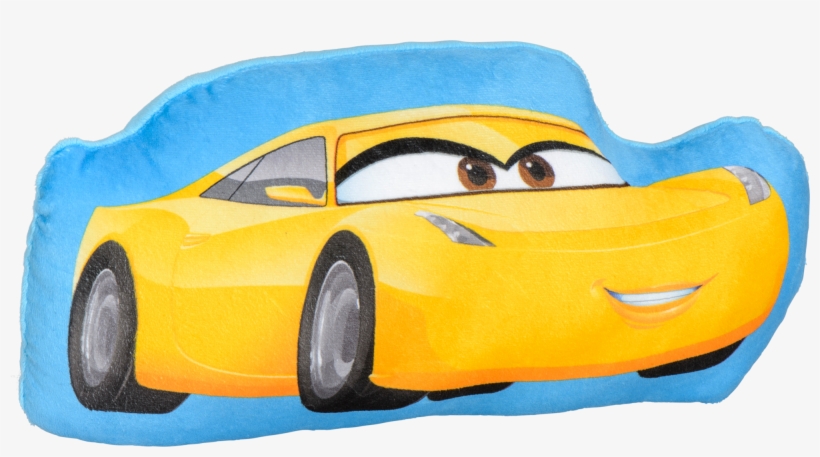 Cars 3-formad Kudde, Cruz Ramirez, , Large - Duży Ręcznik Dla Dzieci 70x140 Cars Auta Zygzak, transparent png