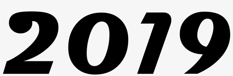 2019 Happy New Year Free Png Font - Vector Graphics, transparent png