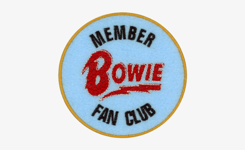 Bowie Fan Club David Bowie, Patches, Cloths, Bands, - Fan Club, transparent png