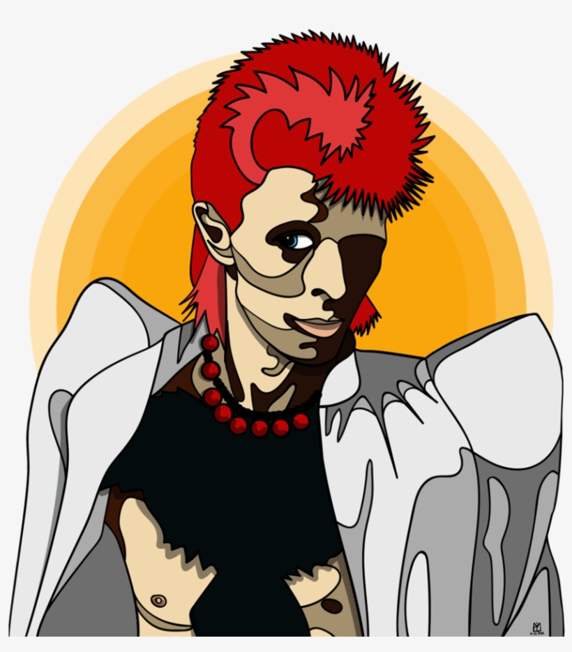 Aladdin Sane By Getmejones - Cartoon, transparent png