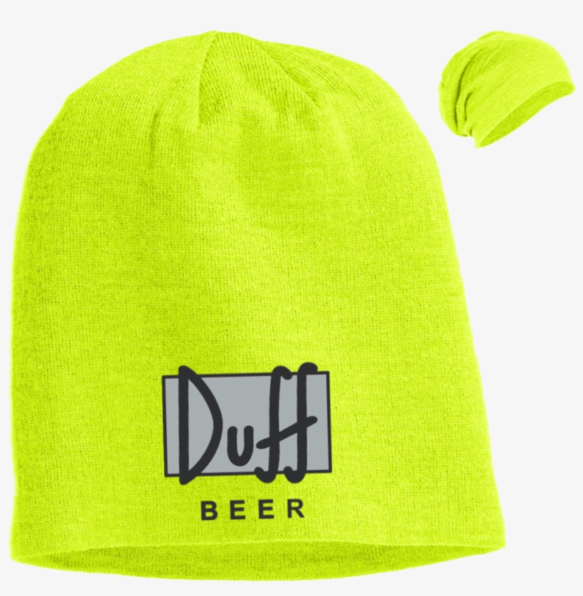 Duff Beer Logo Slouch Beanie Hats - Duff Beer, transparent png