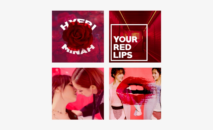 [ » ] Red&black Colorboard * Hyeri - Jsaltzz, transparent png