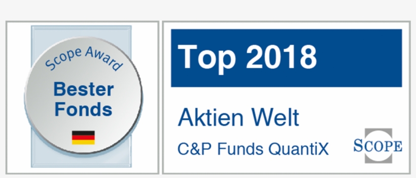 New Distinction For The C&p Funds Quantix - Award, transparent png