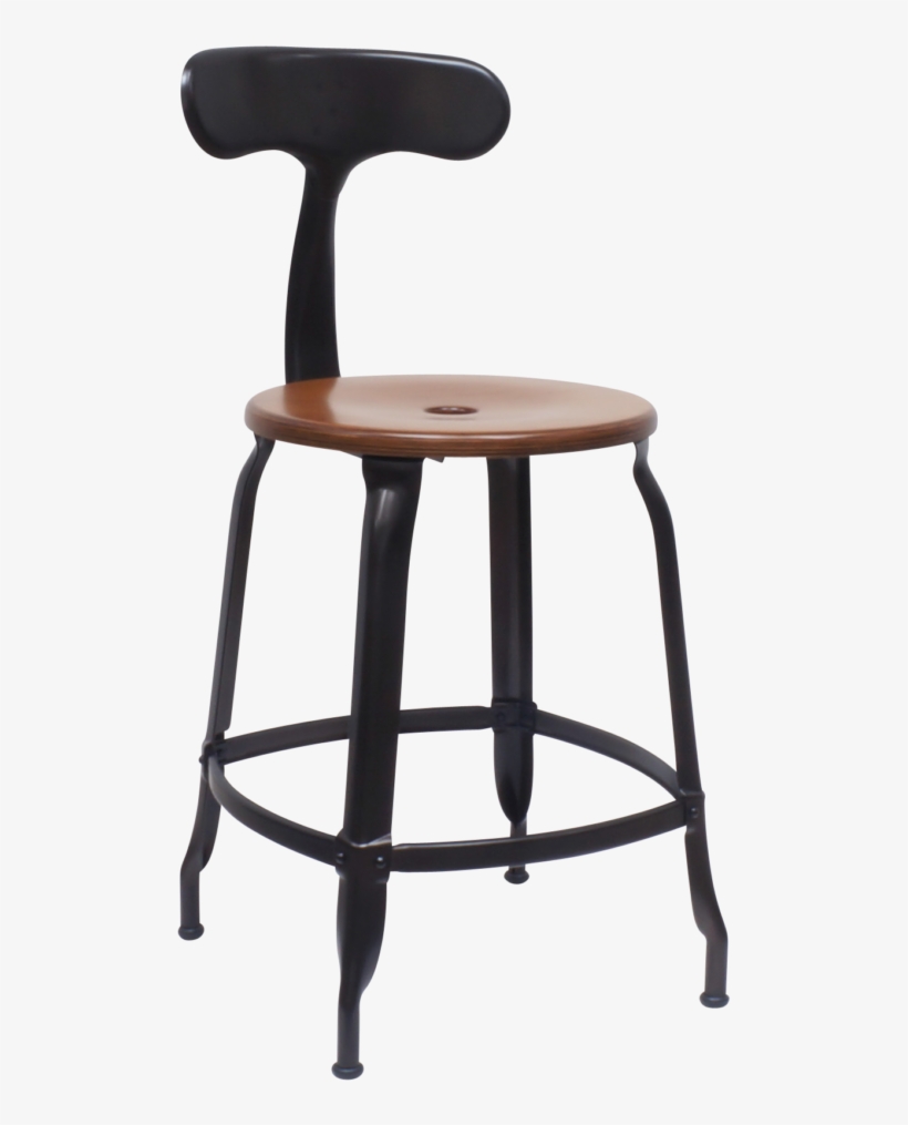 Nicolle® Chair And Stool H45 Wood And Metal - Fads Rainbow Bar Stool Purple Metal (pack, transparent png
