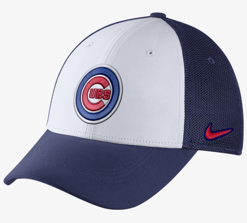 Nike Mesh Back Swoosh Flex Fitted Hat Size Flx (white) - Baseball Cap, transparent png