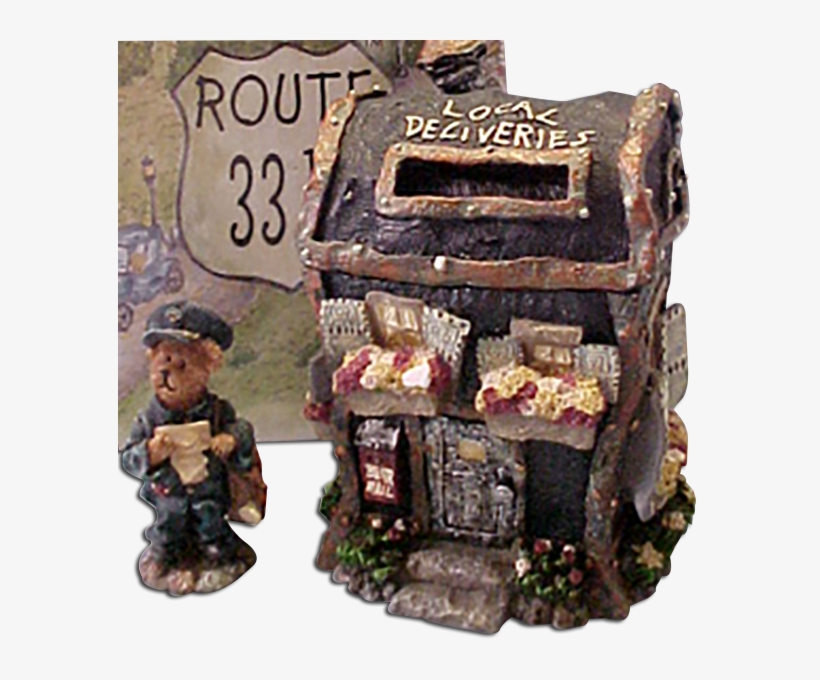 Boyds Bears Route 33 1/3 Mr Posties Mail Drop Postman - Boyds Bears, transparent png