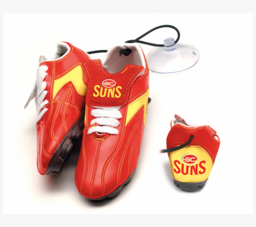 Gold Coast Suns Afl Hanging Suction Boots, transparent png
