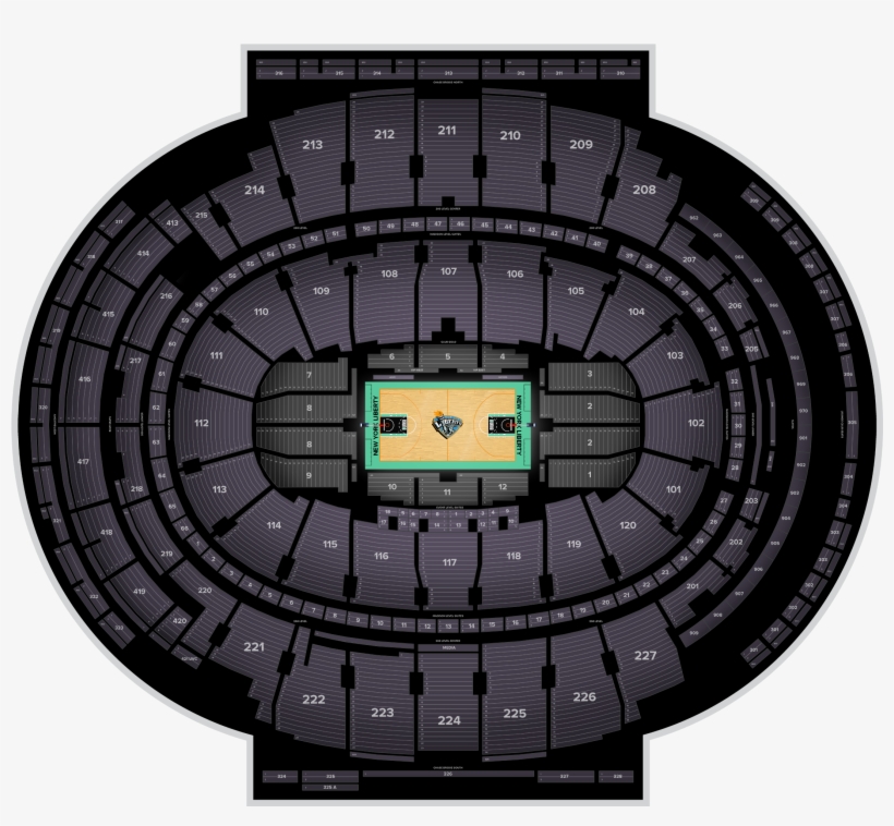Seattle Storm At New York Liberty At Madison Square - Soccer-specific Stadium, transparent png
