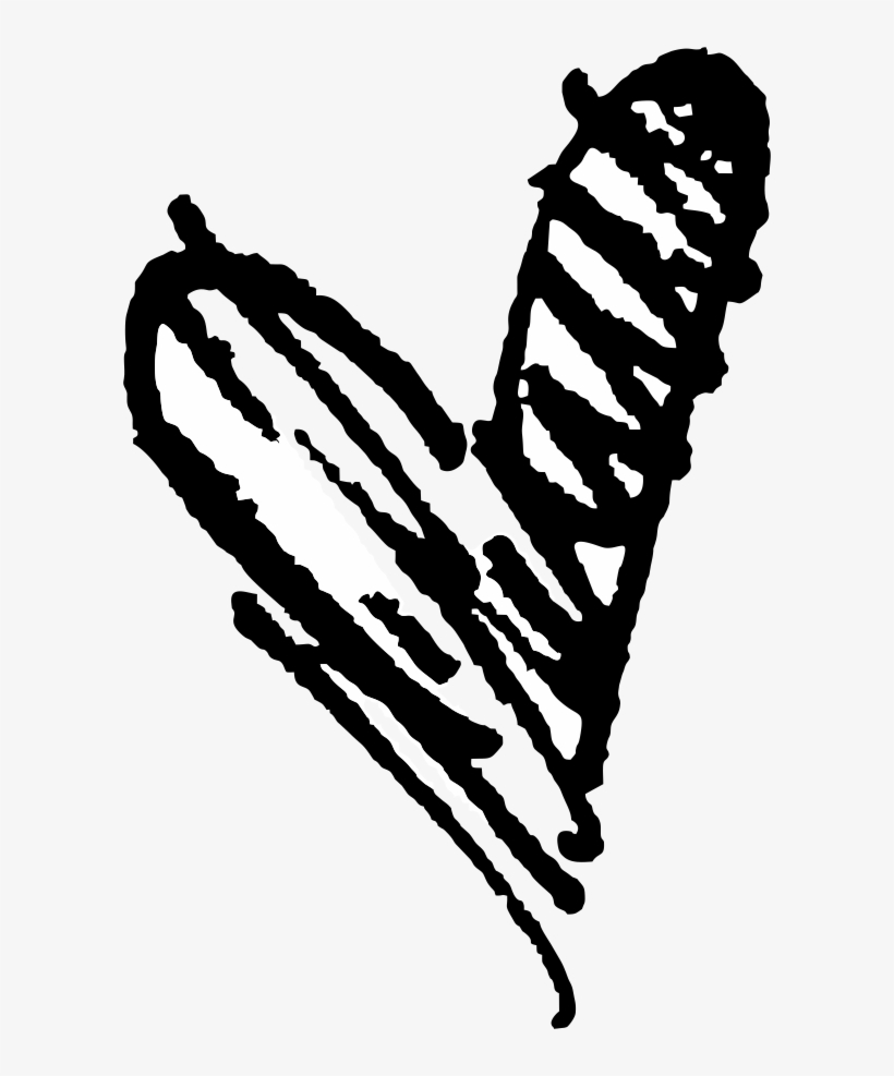 Scribbled Heart Stamp - Rubber Stamping, transparent png