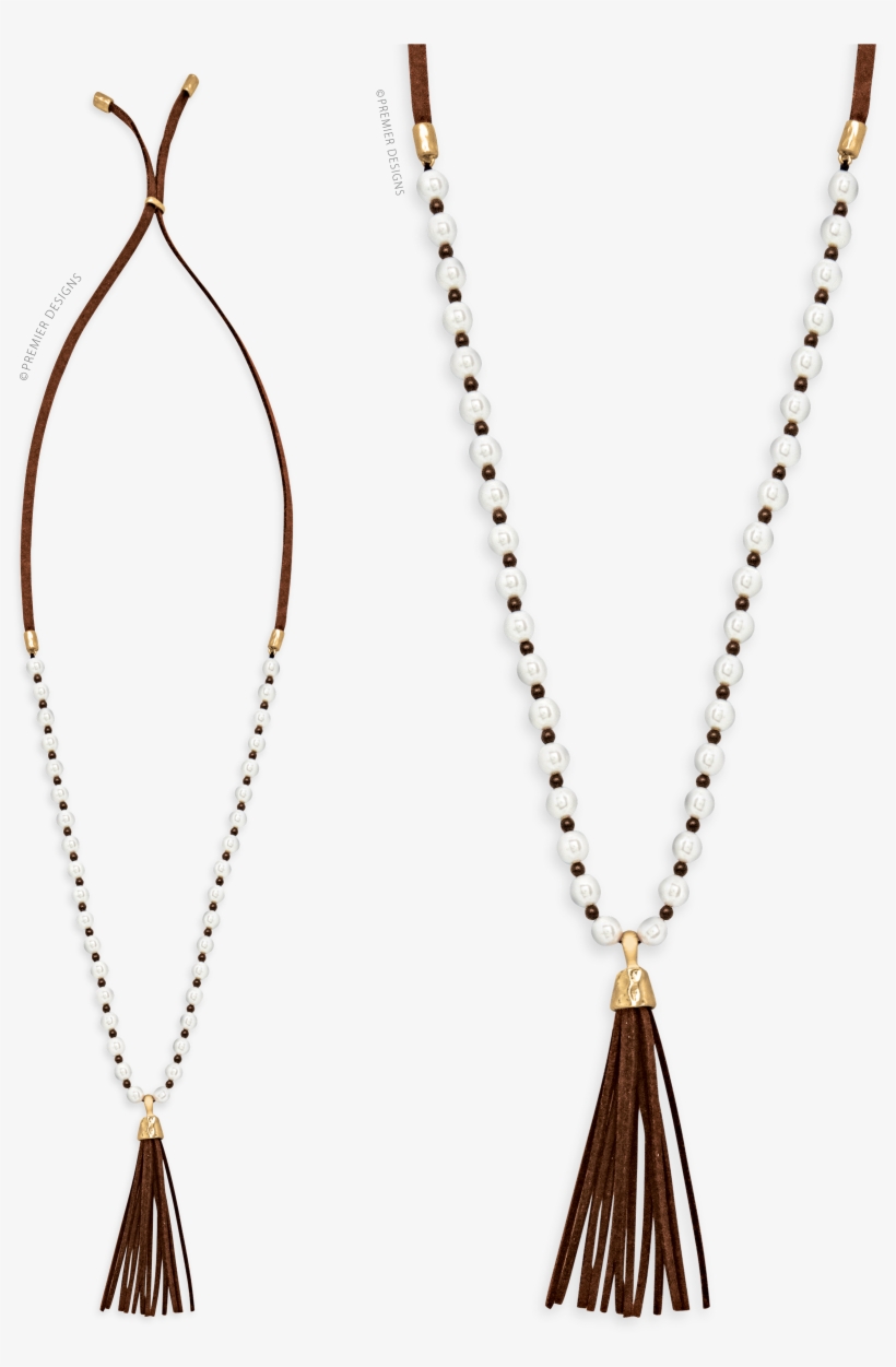 Mg 20746 Pearl Sueded Necklace Is A Great Mix Of Natural - Pearl Suede Premier Designs, transparent png