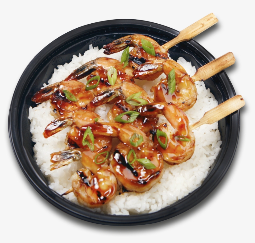 Grilled Skewered Shrimp - Shrimp, transparent png