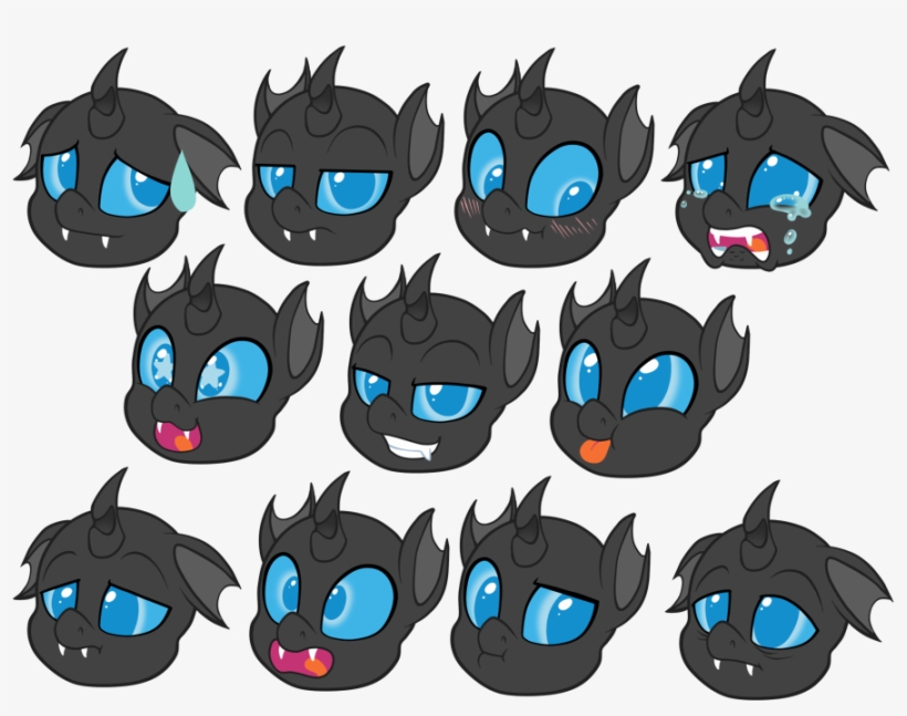 Breioom, Blushing, Changeling, Changeling Oc, Chibi, - Emotion, transparent png