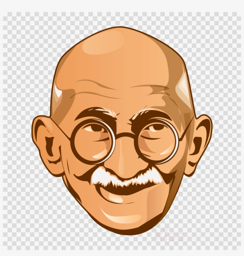 Gandhi Face Png Clipart Mahatma Gandhi Gandhi Jayanti - Mahatma Gandhi Png, transparent png