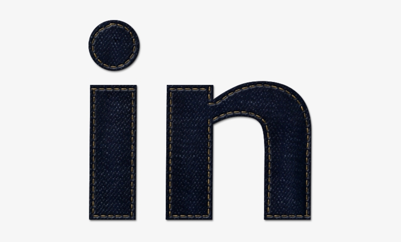 Linkedin, Logo, Denim, Social, Jean Icon, transparent png