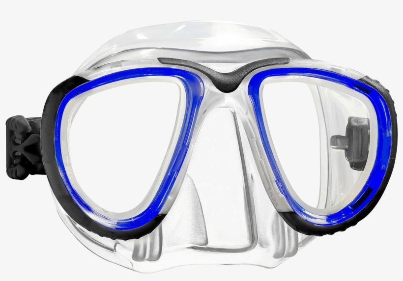 B1f4e9397eb3 - Mares Tana Dive Mask - Light Blue/white, transparent png