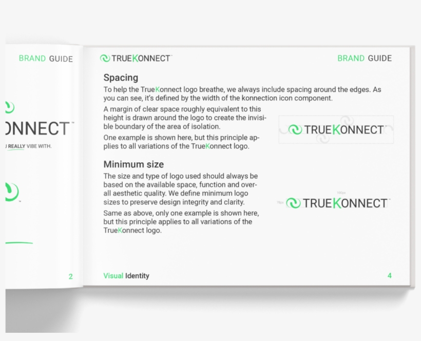 Horizontal Book Mockup With Truekonnect Brand Style - Book, transparent png