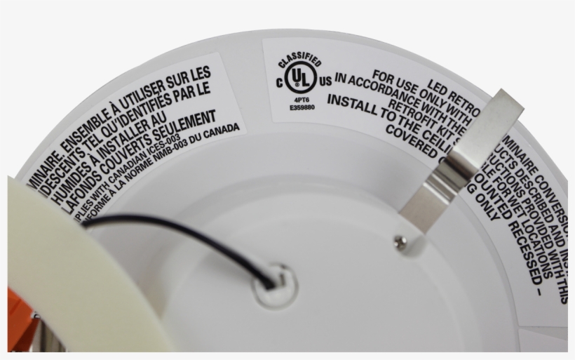 Led Recessed Retrofit Kit 4" - Led Lamp, transparent png