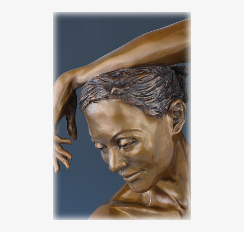 Après Le Bain Bronze Sculpture By David Varnau - Sculpture, transparent png