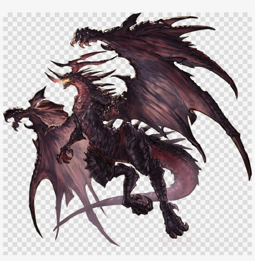 Bahamut Dragon Clipart Granblue Fantasy Final Fantasy - Final Fantasy Dragon Bahamut, transparent png
