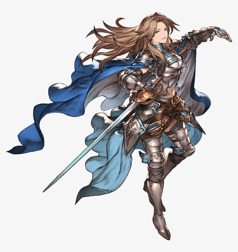 1girl Armor Armored Boots Belt Beltskirt Boots Brown - Granblue Fantasy Katalina Ssr, transparent png