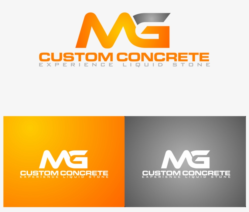 Logo Design By Mhax Nasul For Mg Custom Concrete - Design, transparent png