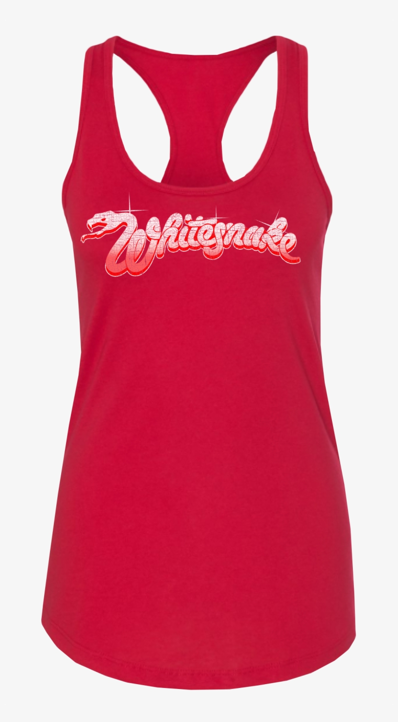 Red Logo Ladies Tank Whitesnake Png Whitesnake Womens - Active Tank, transparent png