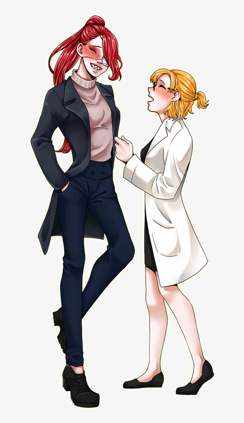 Alphys X Undyne - Undyne X Alphys Human, transparent png