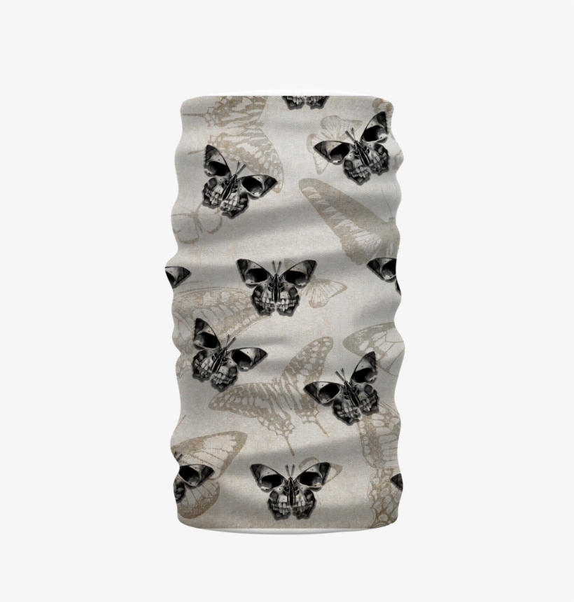 Series 2 Skull 6 ﻿sublimation Neck Warmer Morf Scarf - Butterfly, transparent png