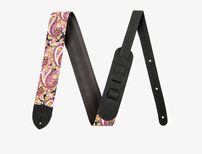 2 Inch Paisley Denim Guitar Strap - Fender Paisley Guitar Strap, transparent png