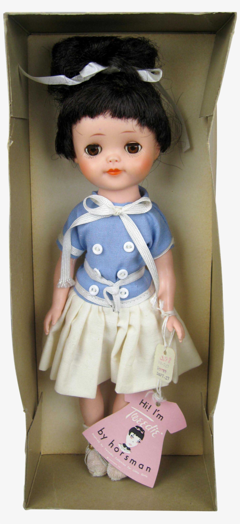Vintage 1958 Horsman Tweedie Rare Vinyl Doll A/o In - Doll, transparent png