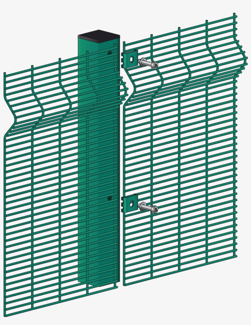 Benefits Of The Standard Flat Panel 358 Prison Mesh, - Fence, transparent png