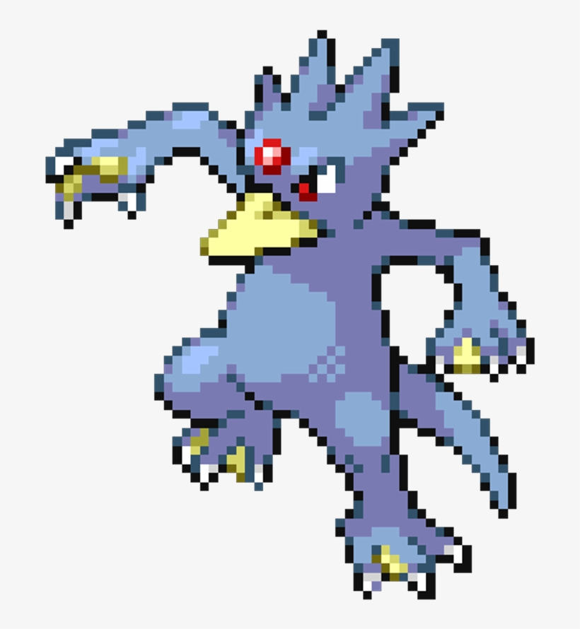 Golduck Pokemon Pixel Pixelated Pixels Blue Videogames - Golduck The Pokemon, transparent png