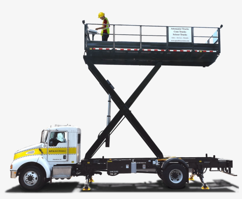 Tma Scissor Truck Features - Scissor Lift Truck, transparent png