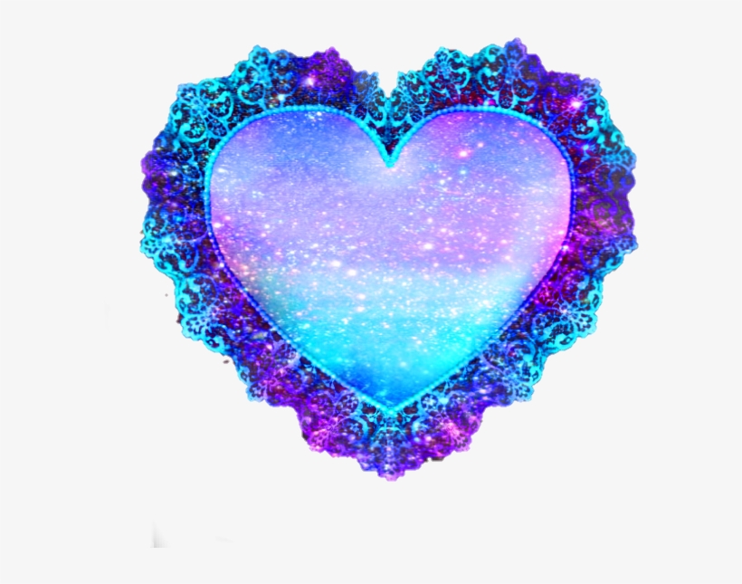 Galaxy Heart Png, transparent png