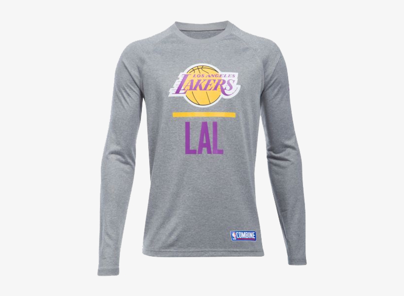 Los Angeles Lakers Combine Lock Up Long Sleeve T-shirt, transparent png