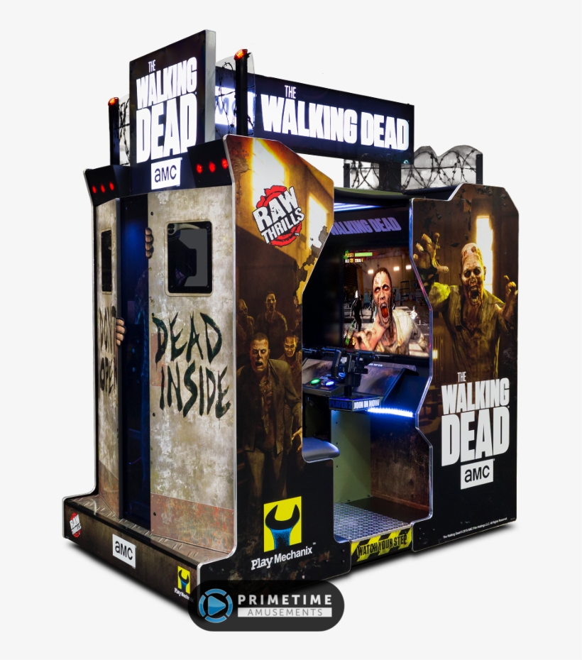 The Walking Dead Arcade Machine By Play Mechanix & - Walking Dead Arcade Machine, transparent png