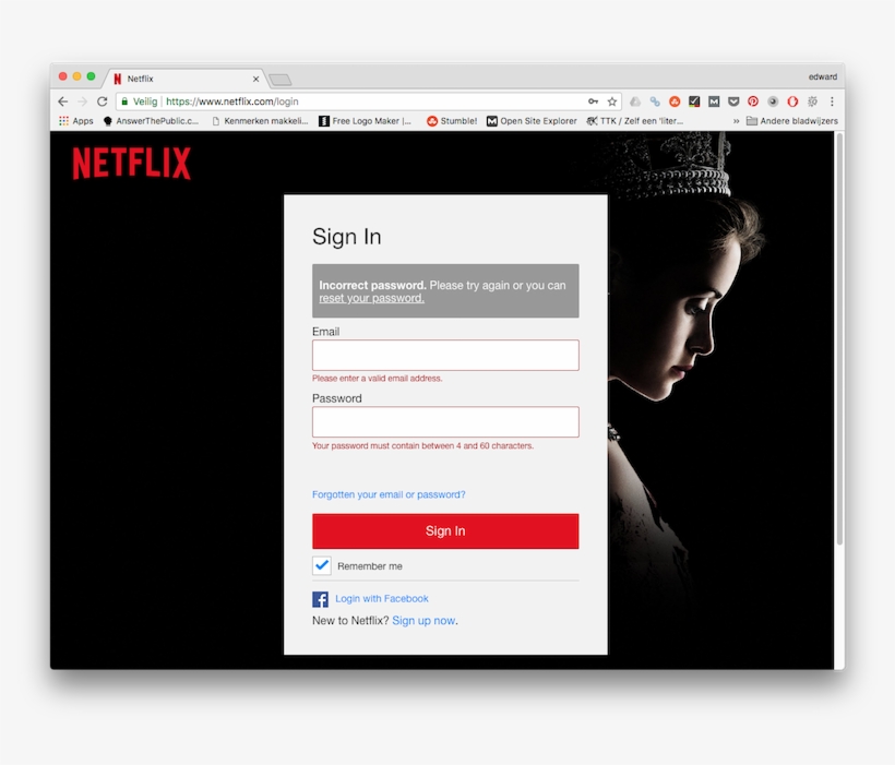 Ben Je Automatisch Ingelogd Op Netflix Log Dan Eerst - Crown Sæson 1 Blu-ray Tv-serie, transparent png