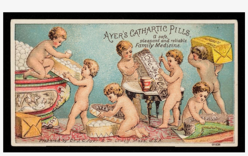 Ayer's Cathartic Pills - 3drose Ayers Cathartic Pills Family Medicine Babies, transparent png