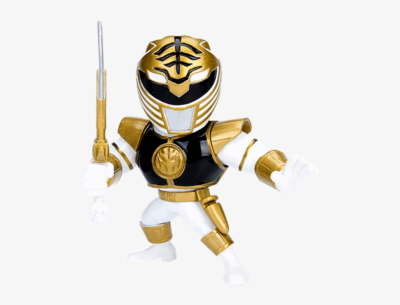 Mighty Morphin' Power Rangers - Metalfigs White Ranger, transparent png