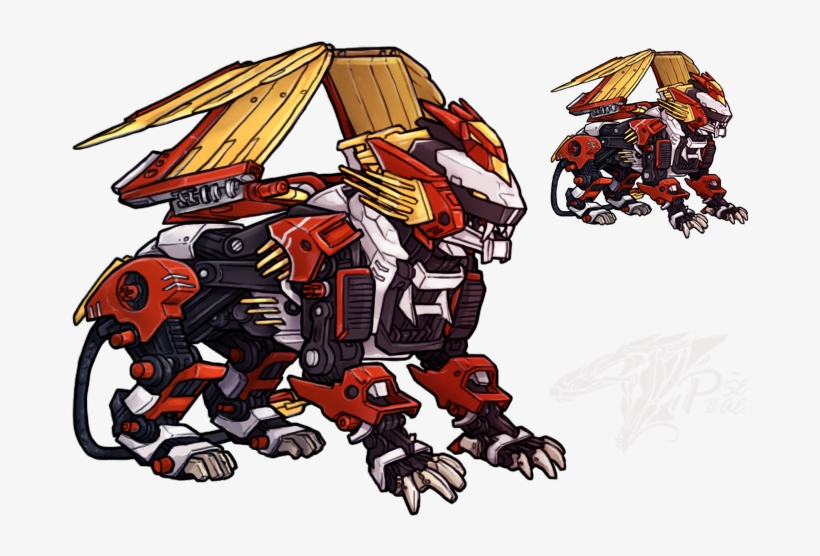 Overlay Zero Liger Pheonix - Illustration, transparent png