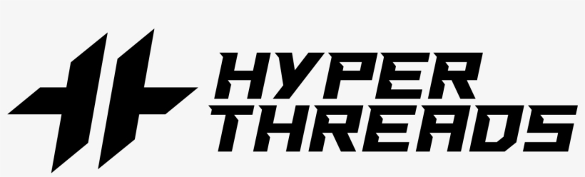 Pedaling Powered By - Hyperthreads Logo, transparent png